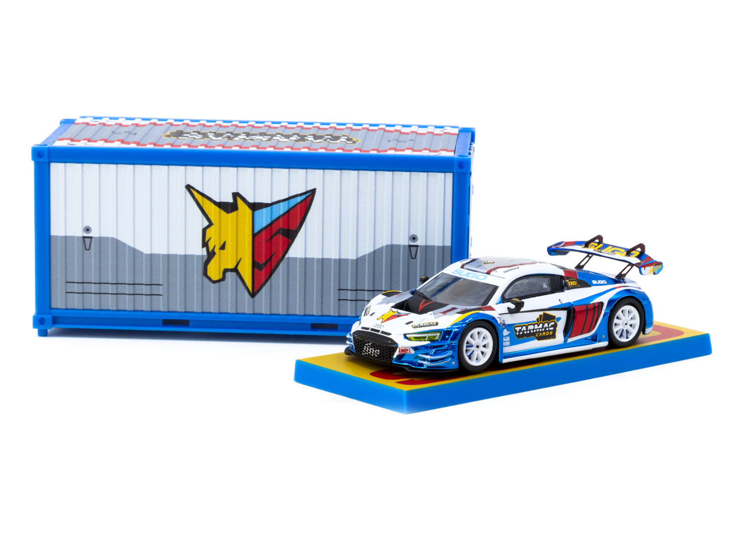 Tarmac Works 1/64 Scale Audi R8 LMS GT3 Evo II Macau GP 2024 Special Edition Diecast Model Car - Limited Edition Collectible for Racing Fans & Display Showcase