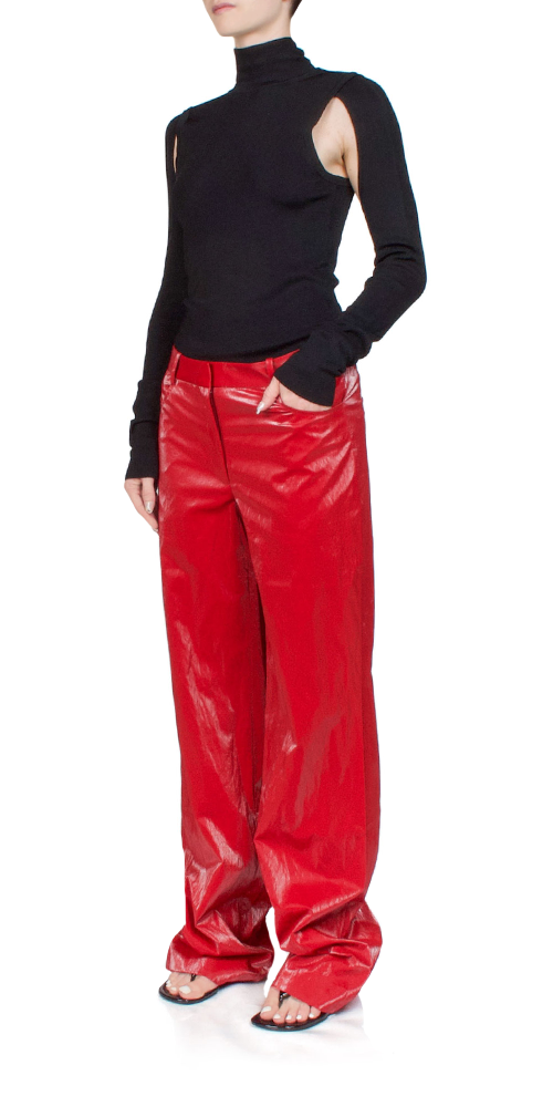 Waterproof Crimson Rain Pants for Men & Women - Lightweight & Breathable Outdoor Hiking Gear - Perfect for Rainy Days, Camping & Commuting