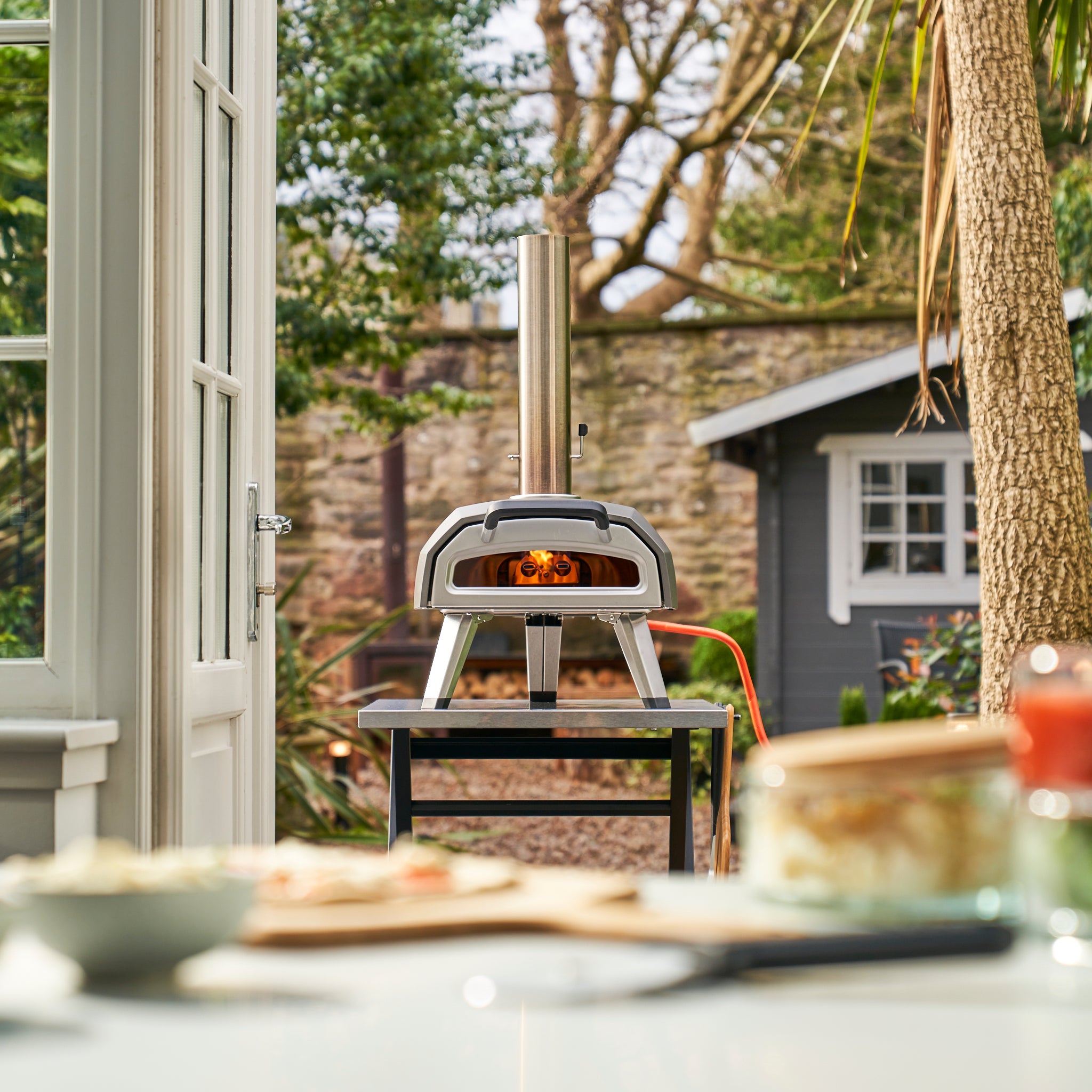 Ooni Karu 2 Essentials Bundle - Portable Outdoor Pizza Oven with Gas Burner & Accessories | Perfect for Backyard, Camping & Tailgating Parties