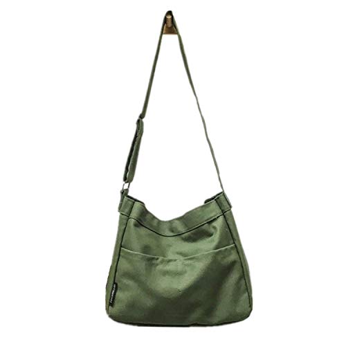 Stylish Women's Canvas Crossbody Shoulder Bag - Lightweight Casual Hobo Purse for Shopping, Travel & Everyday Use