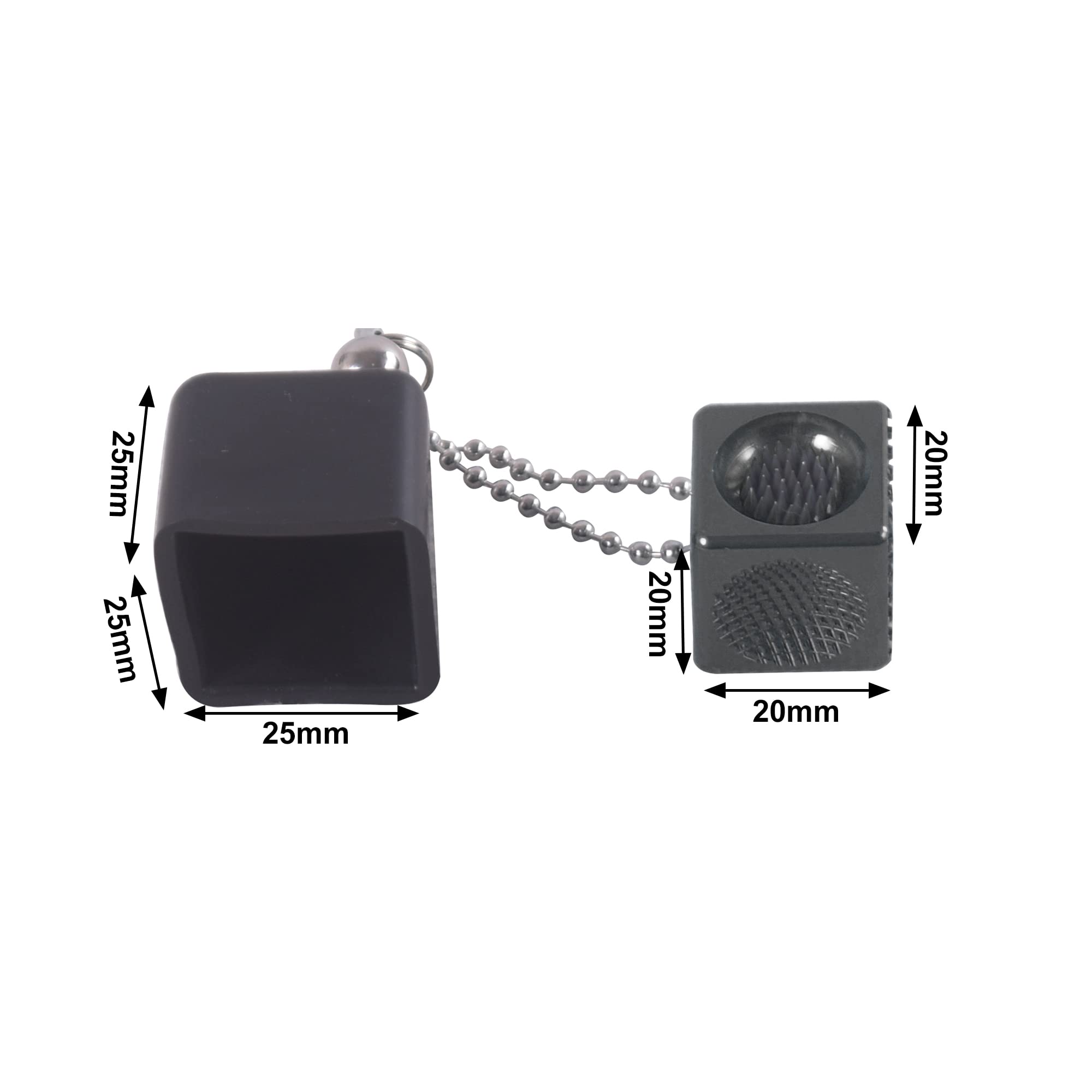 Premium Billiard Pool Cue Tip Tool Cube - Professional Cue Tip Repair Tool & Chalk Holder | Essential Billiard Accessories for Pool Players & Enthusiasts | Perfect for Home Game Rooms & Bars