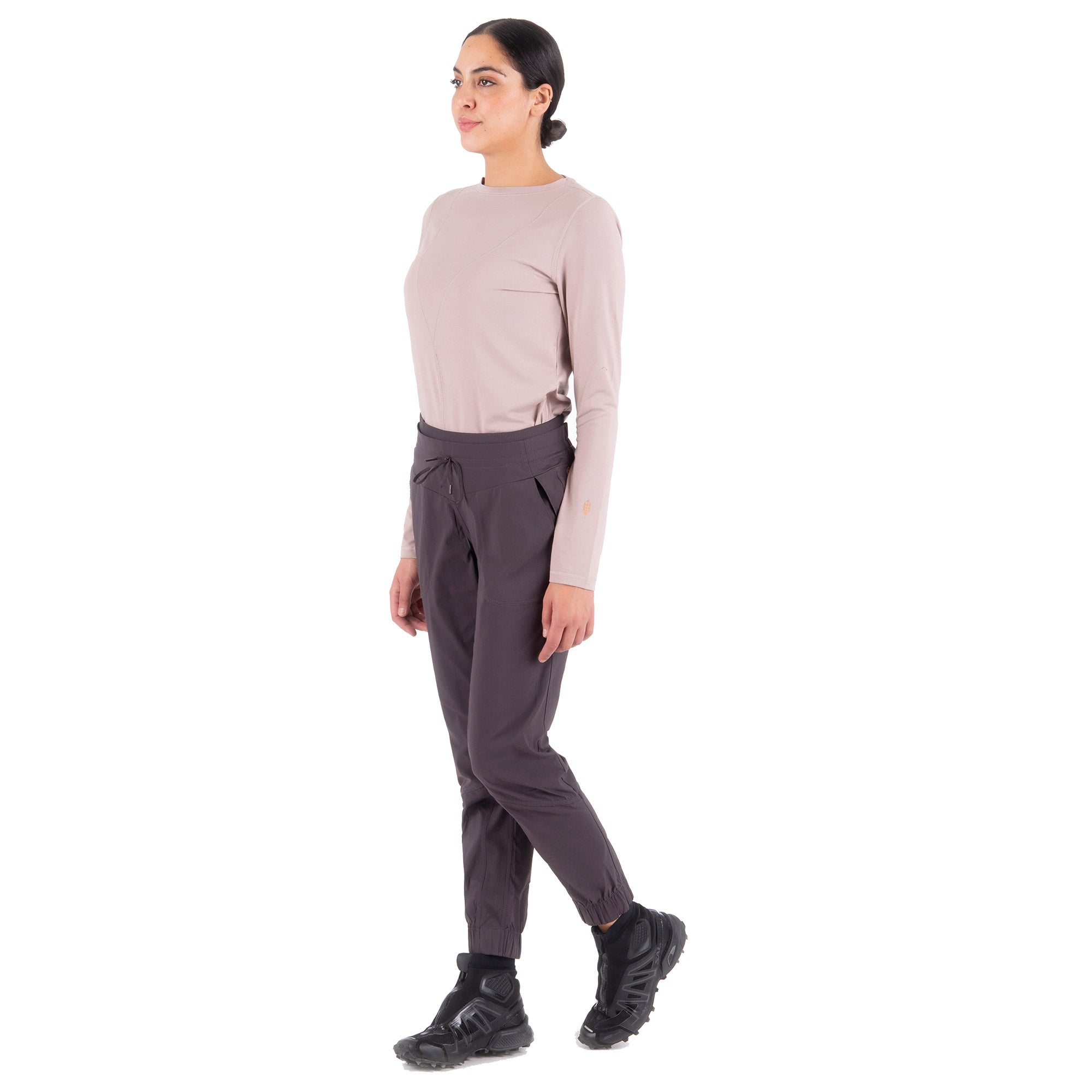 Indygena Gamba II Women's High-Waisted Yoga Pants - Stretchy Comfort for Workouts, Lounge & Travel