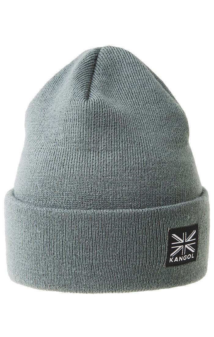 Kangol Cuff Beanie Slate Grey - Warm Winter Hat for Men & Women - Perfect for Skiing, Snowboarding & Outdoor Activities