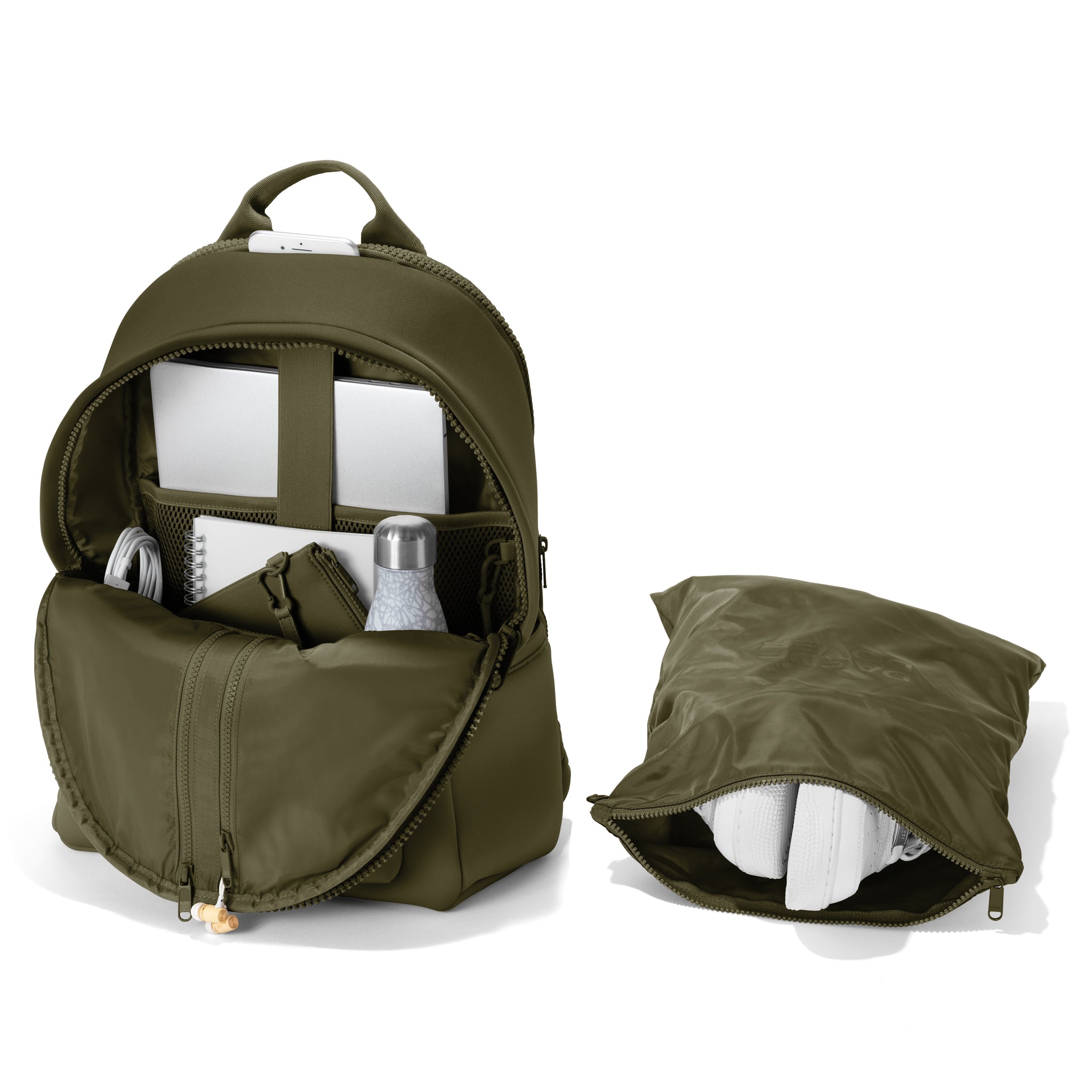 Dagne Dover Dakota Large Backpack for Women & Men - Stylish Durable Travel Backpack for Work, Gym, College & Everyday Use