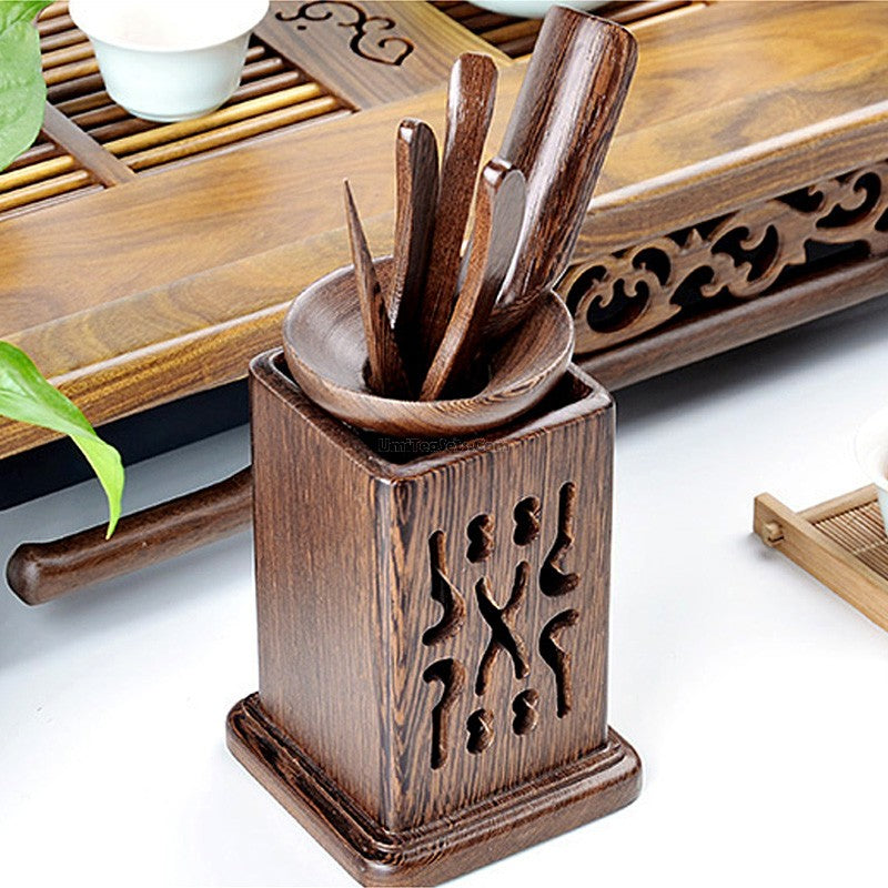 Premium PANGA PANGA Tea Set - 6-Piece Ceramic Tea Utensils with Infuser & Bamboo Tray - Perfect for Japanese Tea Ceremony, Afternoon Tea & Home Relaxation