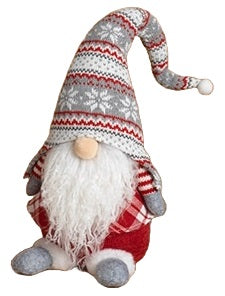 12 Pack Christmas Fabric Gnomes for Shelf Decor - Festive Holiday Home Decoration for Mantel, Tabletop, and Christmas Tree Display