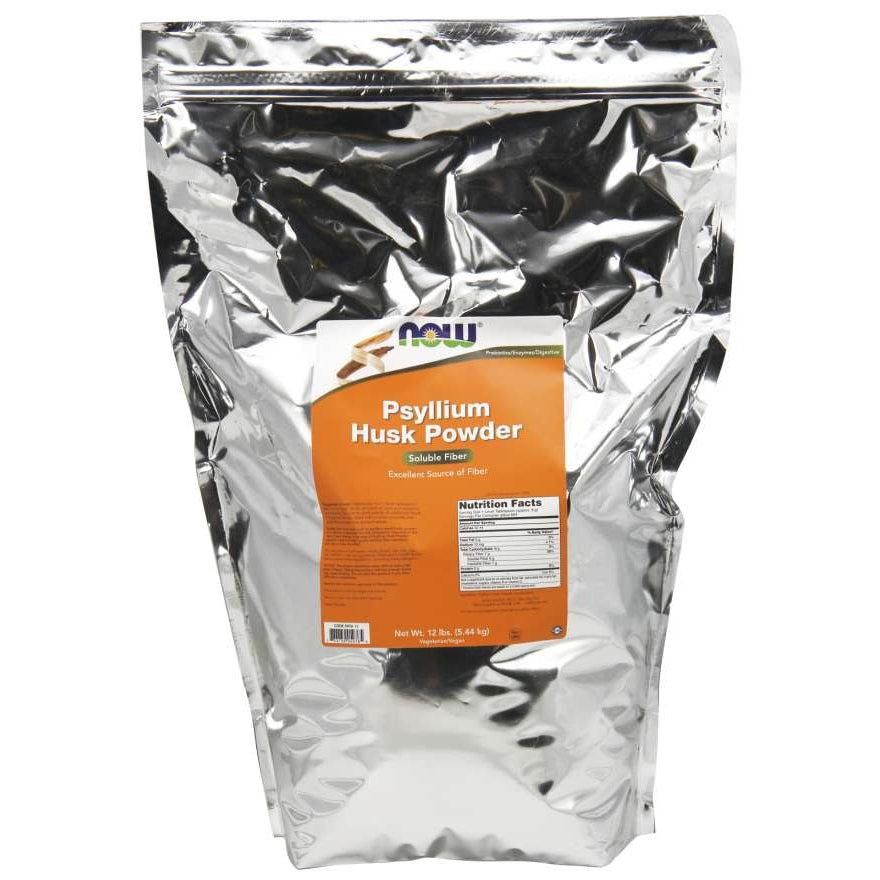 NOW Psyllium Husk Powder - 100% Pure Natural Fiber Supplement for Digestive Health & Weight Management - Perfect for Smoothies, Baking & Daily Wellness Routine