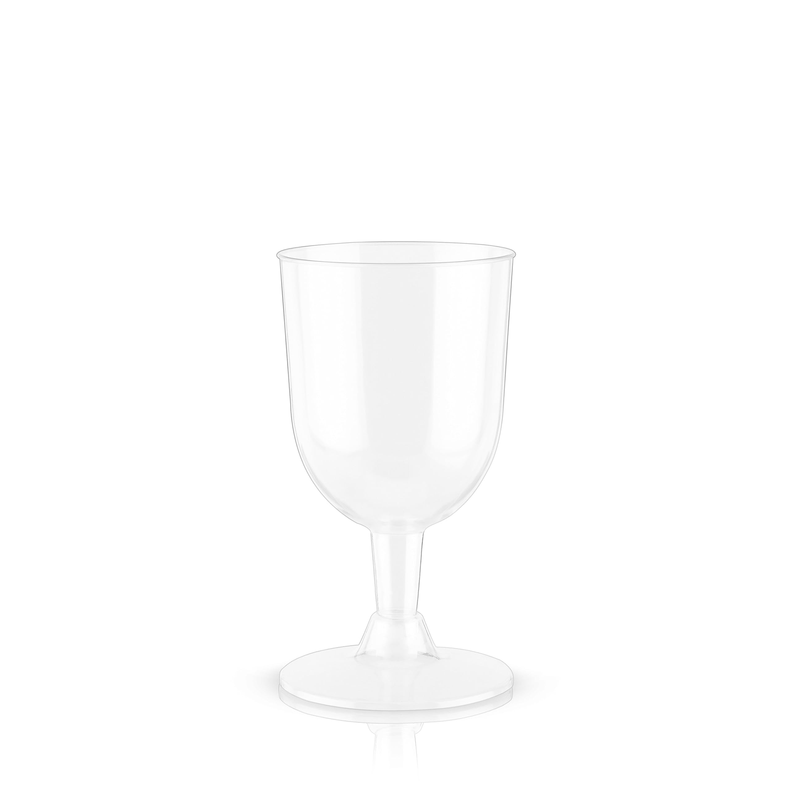 True Party 8-Pack Disposable Plastic Wine Glasses - 6oz Clear Football Themed Cups for Game Day, Tailgating & Outdoor Events - Perfect for Sports Fans & Party Accessories