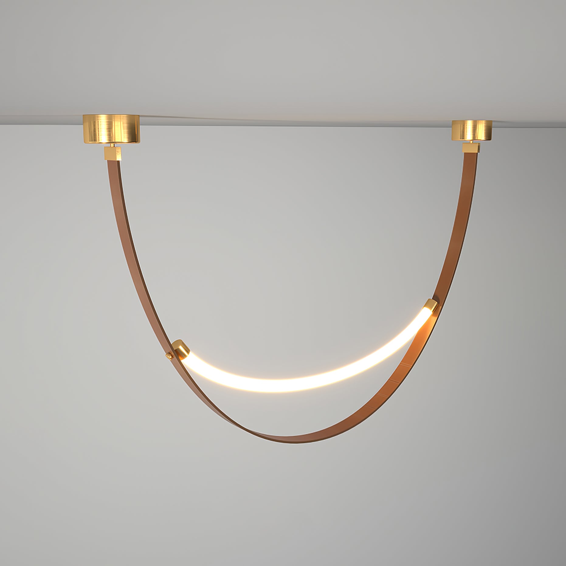 Modern Adjustable Belt Pendant Lamp - Industrial Style Hanging Light Fixture for Kitchen Island, Dining Room & Living Room Decor