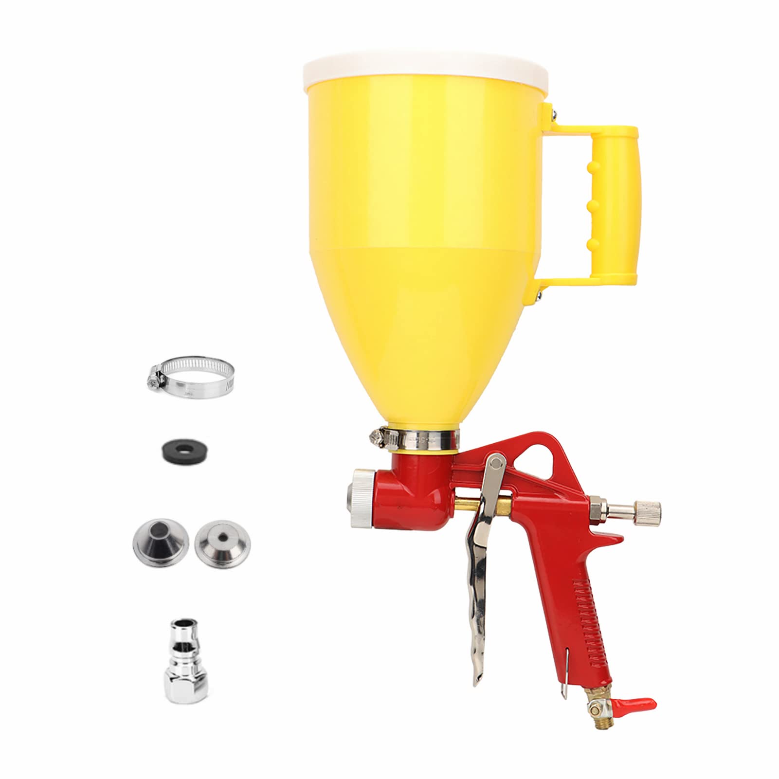 3L 1/4in Air Spray Gun with 4mm/6mm/8mm Nozzles - Professional Plastic Paint Sprayer for Home Furniture, Automotive & DIY Projects | Perfect for Wall Painting, Wood Refinishing & Car Touch-Ups