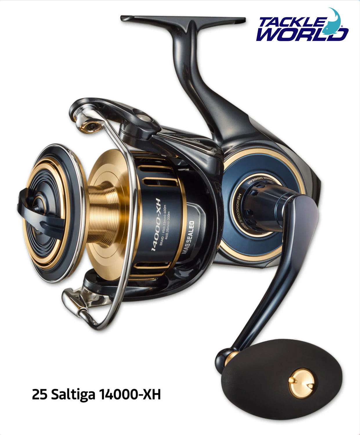 Saltiga 25 - Premium Saltwater Fishing Reels for Offshore & Big Game Angling - Perfect for Deep Sea Fishing & Trolling Adventures