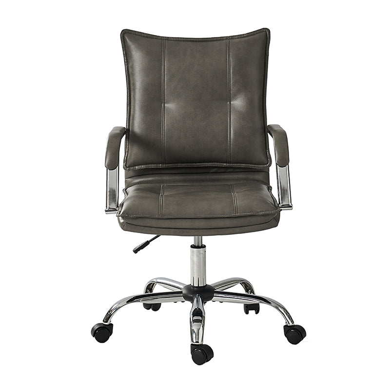 Ergonomic Doug Task Chair with Padded Arms - Adjustable Office Chair for Home & Work - Comfortable Desk Chair with Lumbar Support for Long Hours Sitting