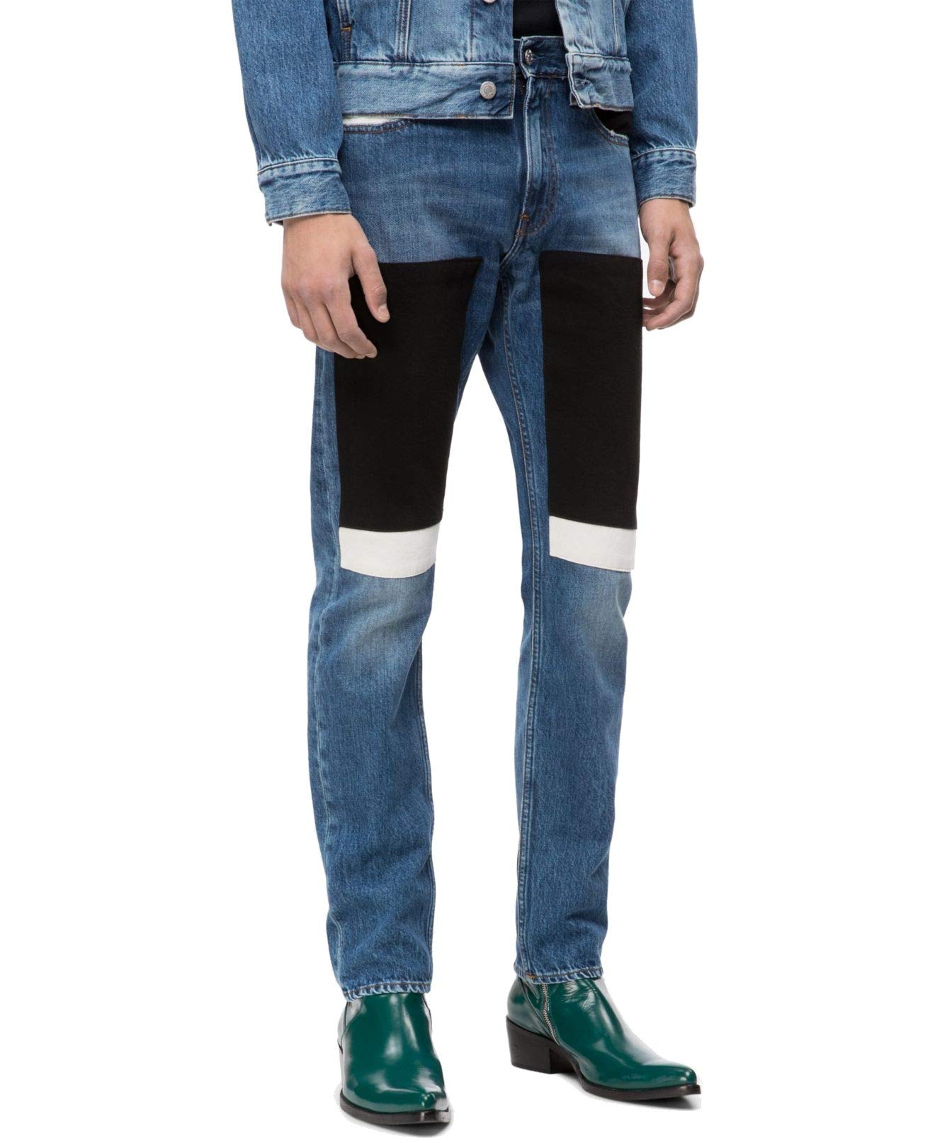 Calvin Klein Men's Slim Fit Stretch Denim Jeans - Comfortable & Stylish for Casual Wear, Work & Night Out
