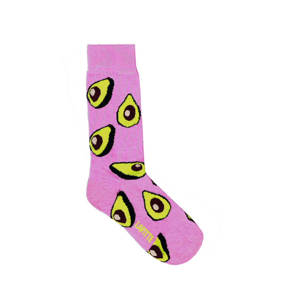 Avocado Socks Pink - Soft & Comfortable Fruit-Themed Novelty Socks for Women & Men - Perfect for Gifts, Cosplay, and Fun Fashion Statements