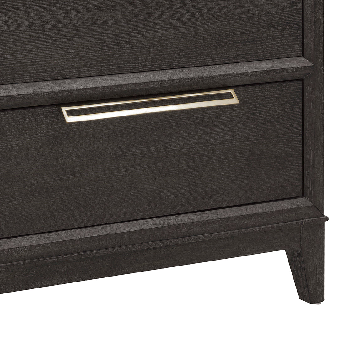 Modern Quincy Nightstand - Stylish Wooden Bedside Table with Drawer for Bedroom, Living Room or Office - Perfect for Storage & Organization