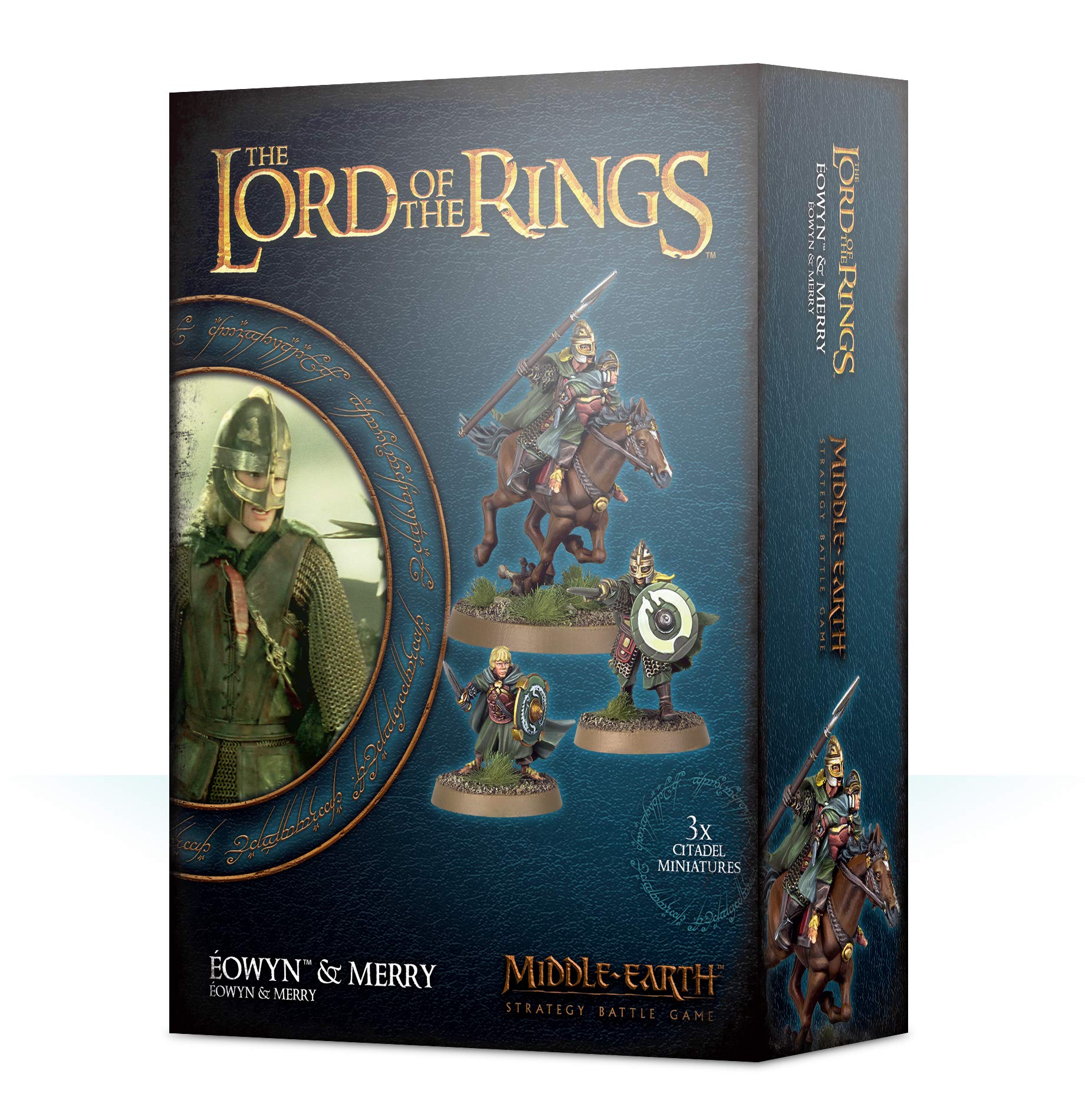 Middle Earth Strategy Battle Game: Éowyn & Merry Miniature Figures - Lord of the Rings Tabletop Wargaming Collectibles for Strategy Battles and Fantasy Gaming Scenes