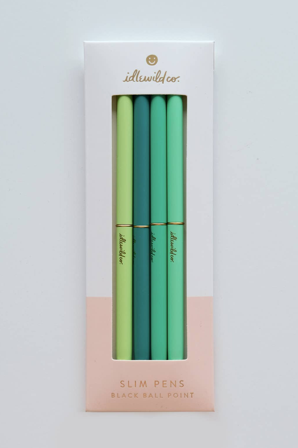 Premium Slim Ballpoint Pens Set - 12 Vibrant Colors Including Emerald Green for Smooth Writing | Ideal for Office, School, Note Taking & Gift Giving