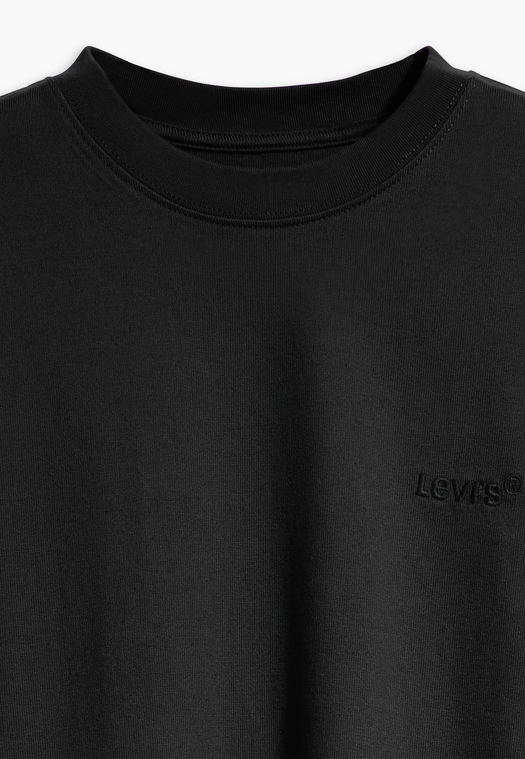 Levi's Relaxed Vintage Embroidered T-Shirt for Men - Soft Cotton Black Tee - Casual Wear & Retro Style Outfit
