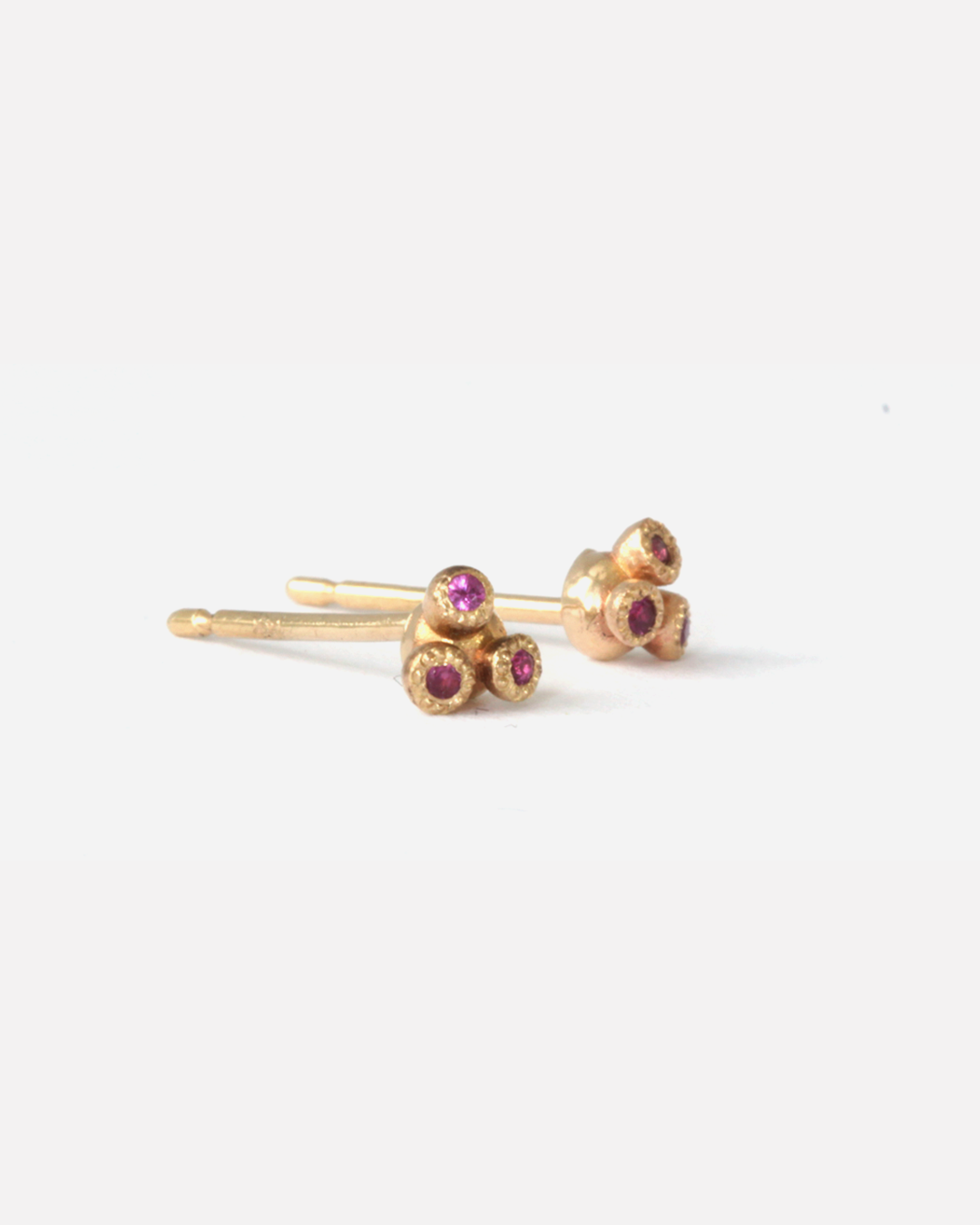 Melee 34B / Ruby Studs - Elegant Women's Fashion Earrings for Parties, Weddings & Date Nights | Hypoallergenic & Comfortable Wear