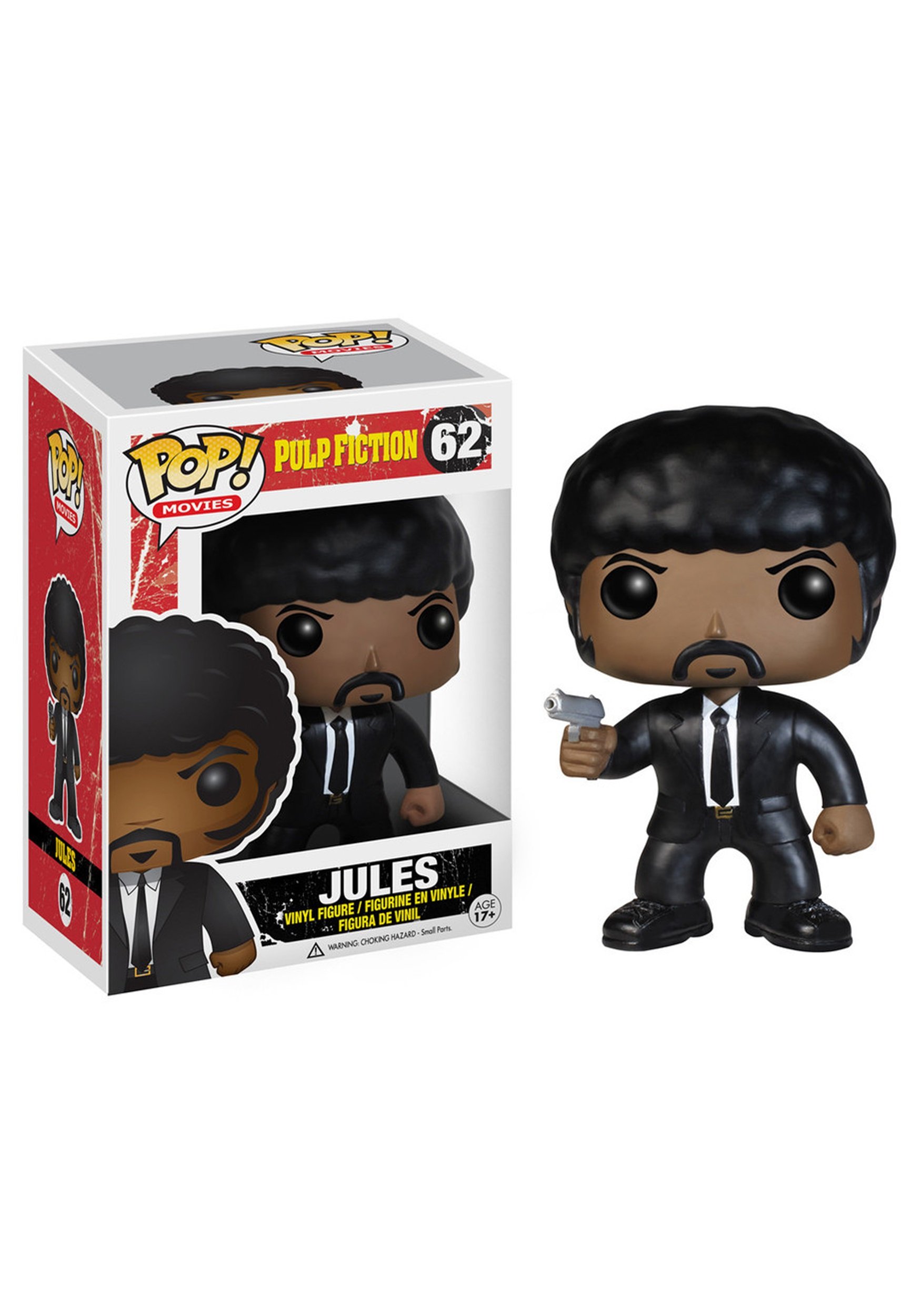 Funko POP Movies Pulp Fiction Jules Winnfield Vinyl Figure Collectible - Perfect for Movie Fans, Pop Culture Collectors & Home Office Decor