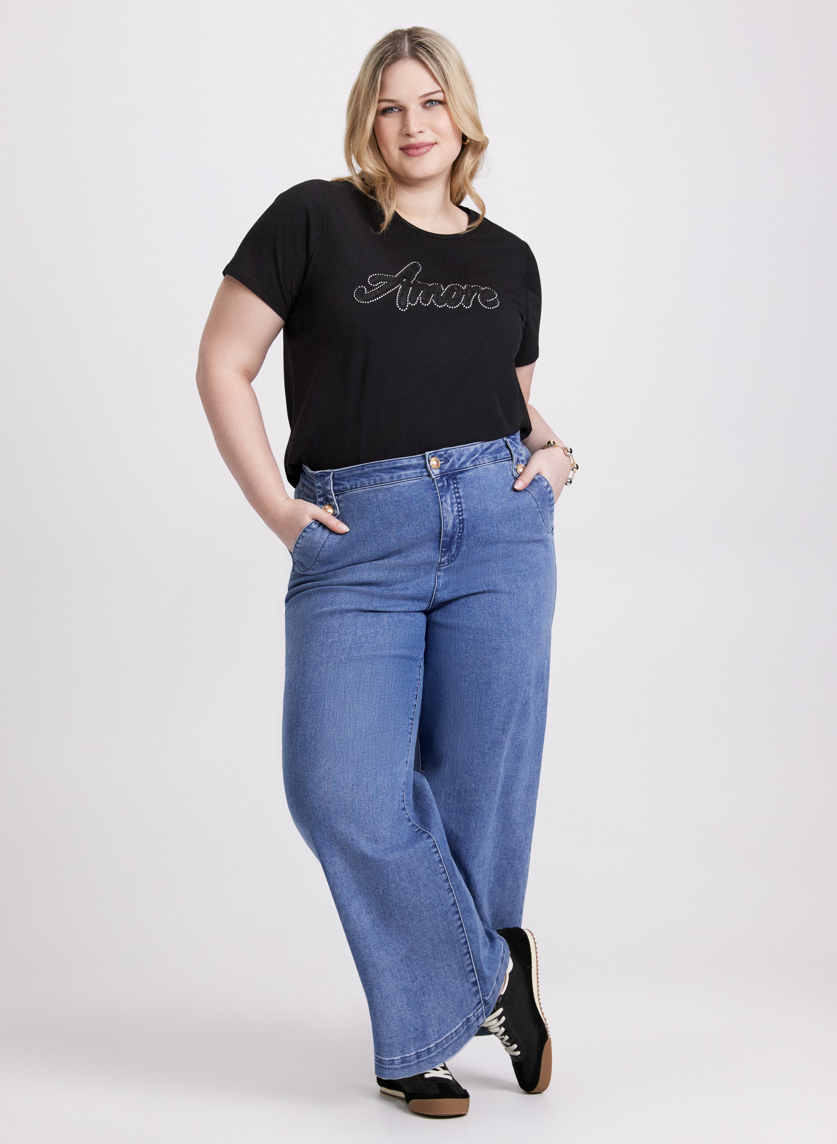 Amore Soft Cotton & Modal Blend T-Shirt for Women - Comfortable Casual Wear for Everyday Outfits