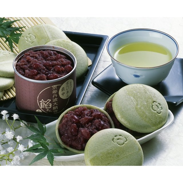 Premium Kiyosen Monaka Wafer with Dainagon Azuki & Uji Matcha - Authentic Japanese Wagashi Making Kit for Tea Ceremony & Gift Giving