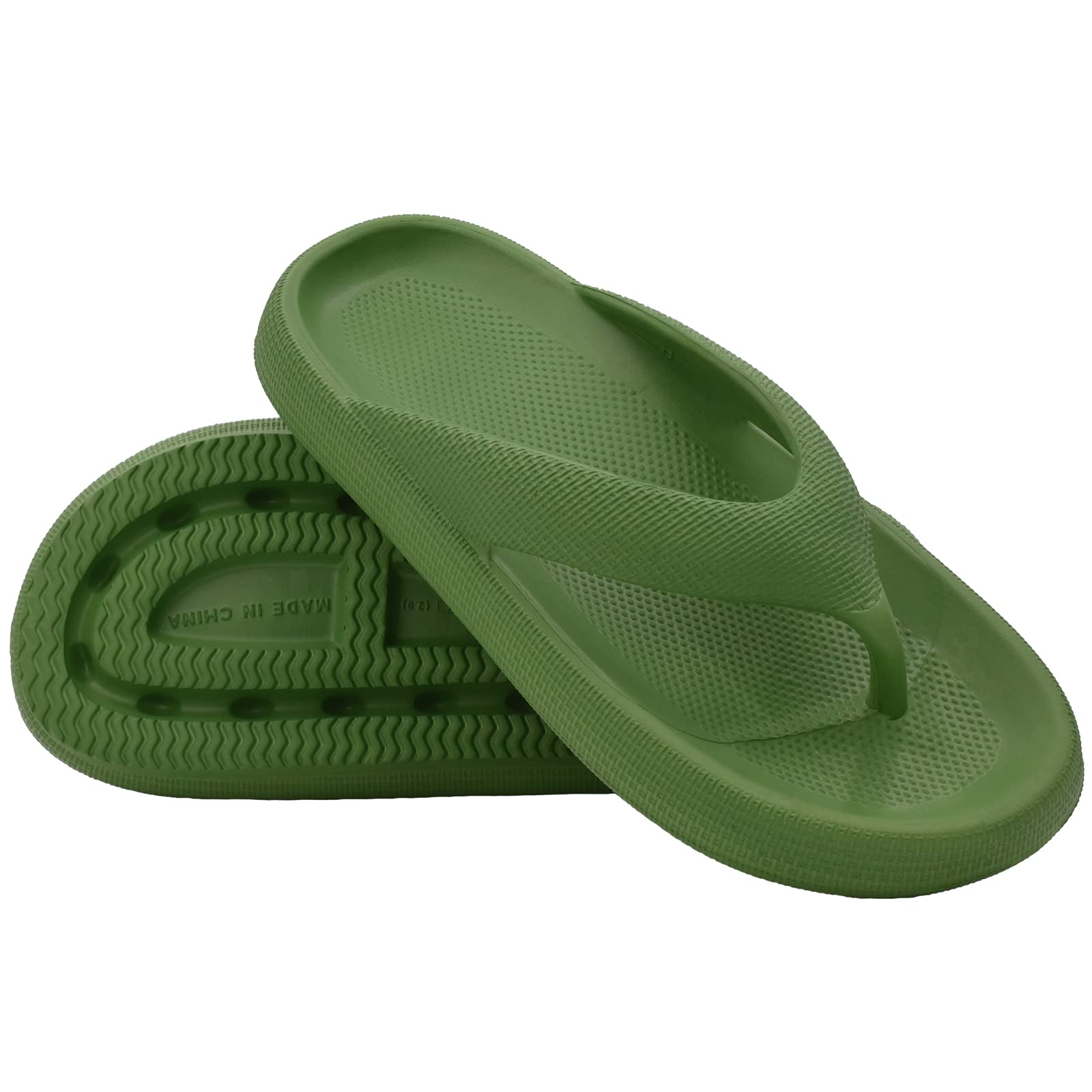 Women's & Men's Pillow Soft Flip Flops - Cushioned EVA Beach Sandals for Spa, Bath & Walking | Comfortable Slides for Pool, Vacation & Summer Outfits