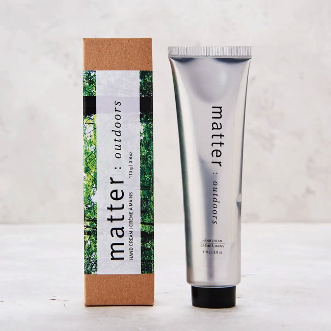 Matter Company Moisturizing Hand Cream for Dry Skin - 110g - Natural & Nourishing - Perfect for Outdoor Activities, Hiking, and Camping