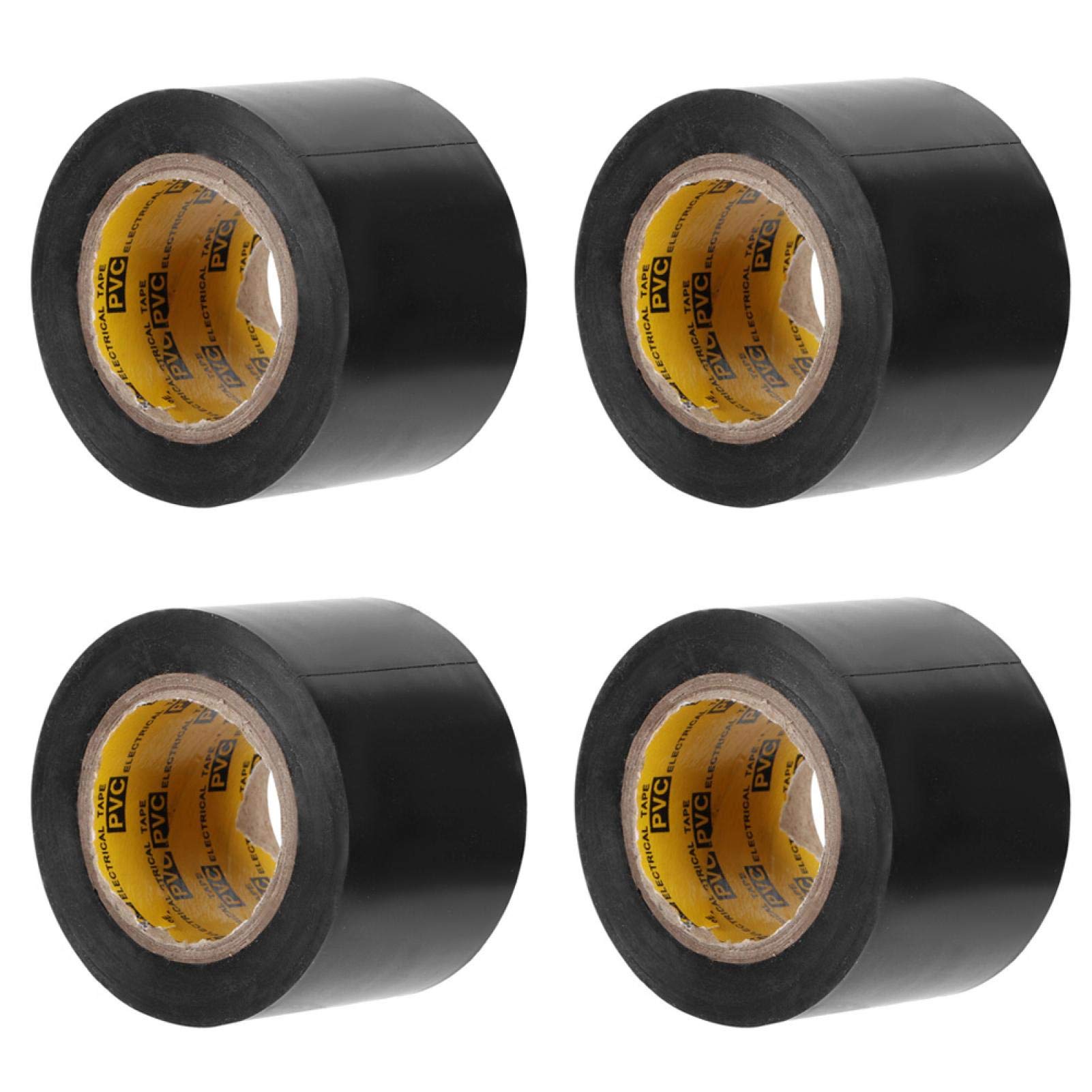 CHICIRIS Insulated Electrical Tape - PVC Film Sealing Tape for Wire Winding, Transformer & Electrician Maintenance (Black) | Perfect for DIY Repairs, Home Wiring & Industrial Electrical Work