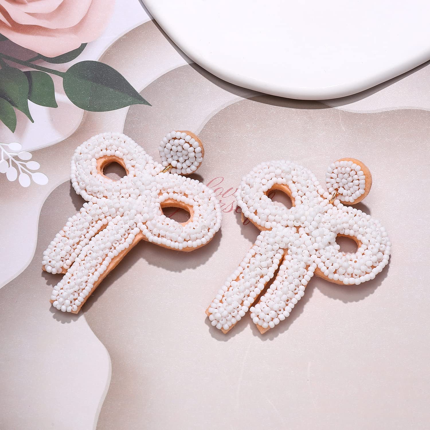 Hypoallergenic BRIDE Letter Drop Dangle Earrings for Women - Wedding, Valentine's Day, Bachelorette Party Gifts | Rhinestone Bridal Jewelry for Bride & Bridesmaids | Perfect for Ceremonies, Date Nights & Special Occasions