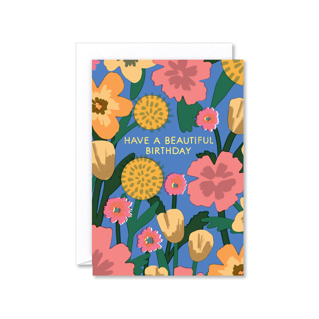 Beautiful Celebration Flowers Birthday Card - Perfect for Anniversaries, Mother's Day & Special Occasions