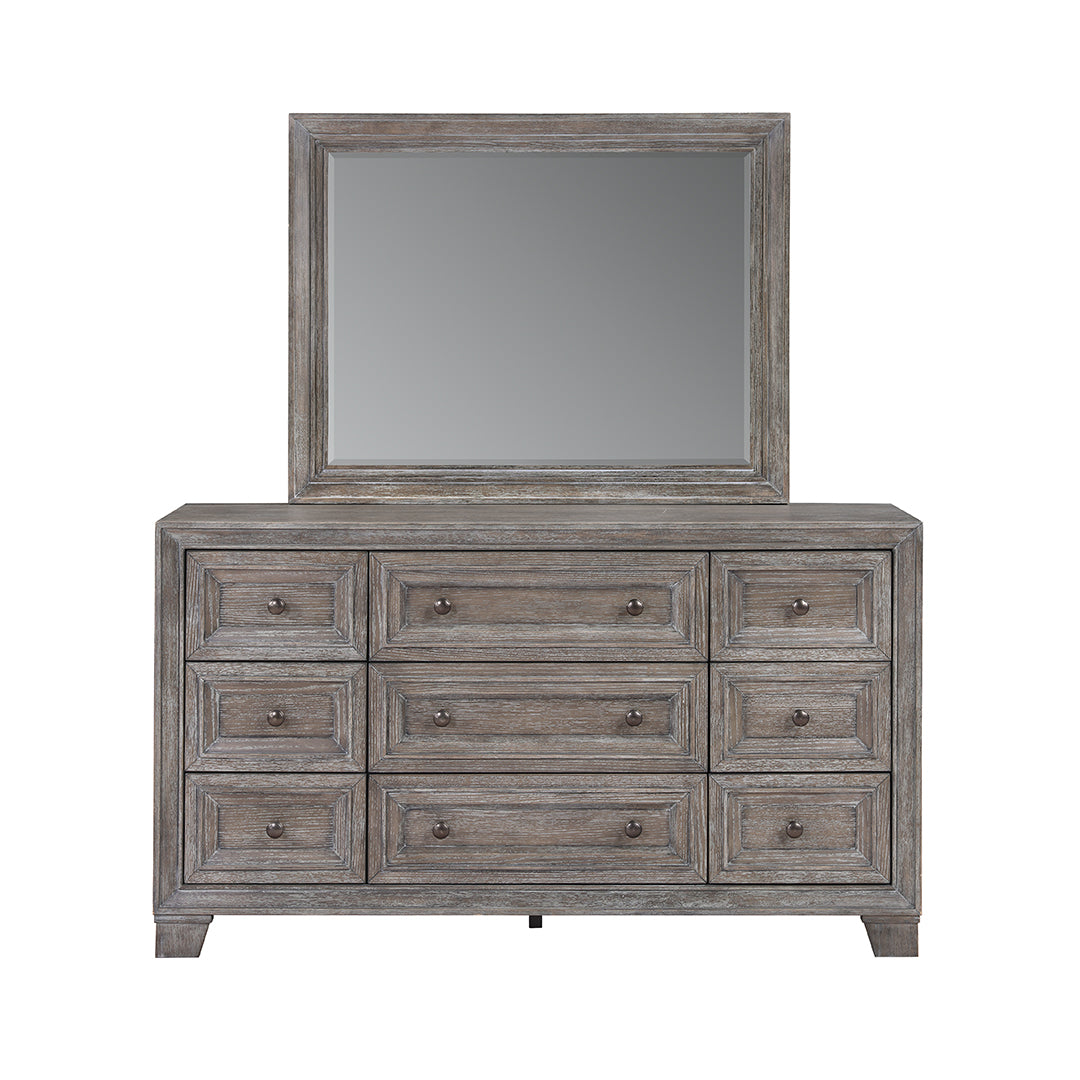 Elliot Dresser - Elegant Wooden Dresser with 6 Drawers for Bedroom & Closet Organization | Perfect for Home Storage & Decor