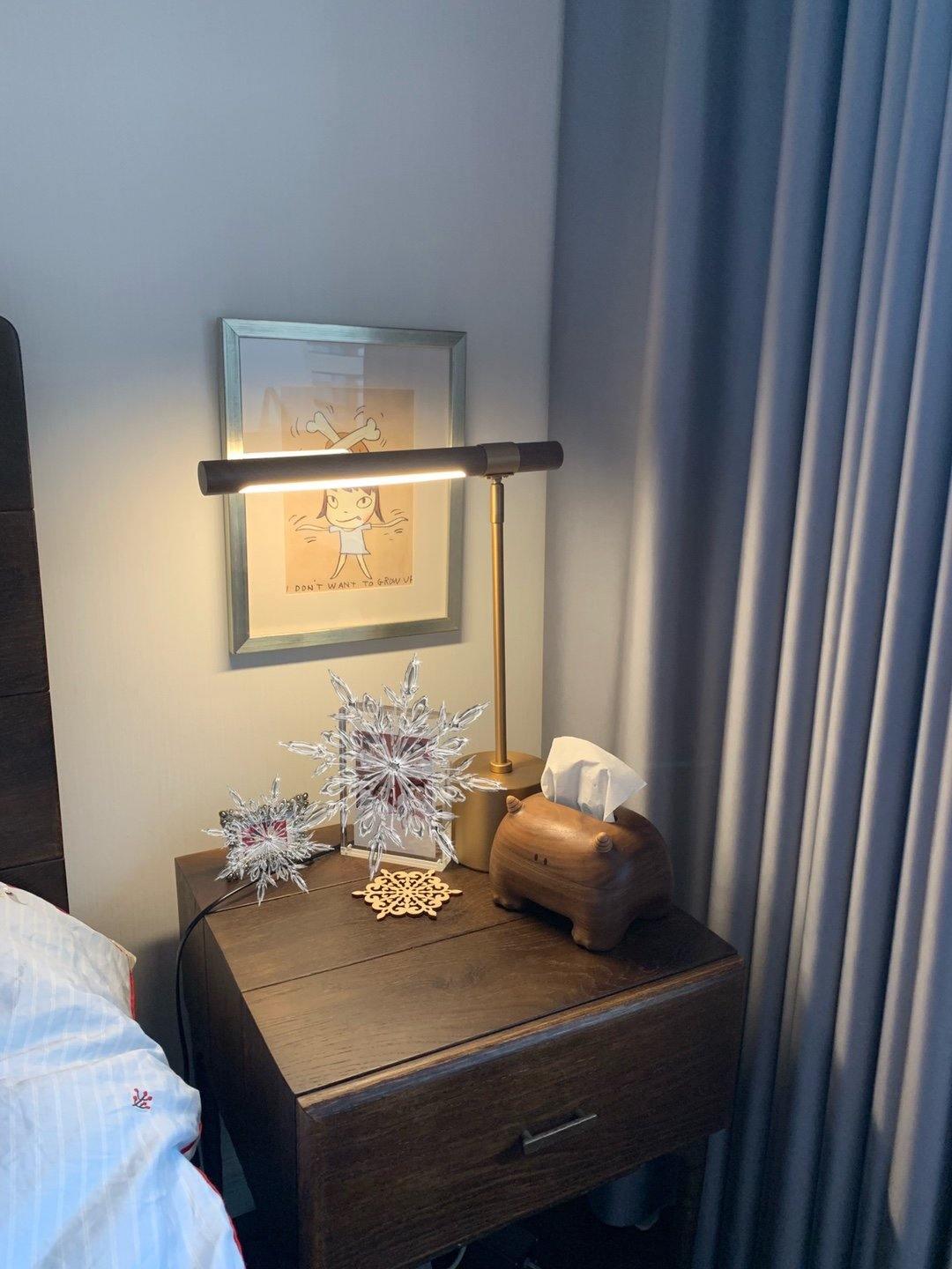 Modern Linear Table Lamp - Sleek & Minimalist LED Desk Light for Home Office, Bedroom, or Study - Perfect for Reading, Working, and Ambient Lighting