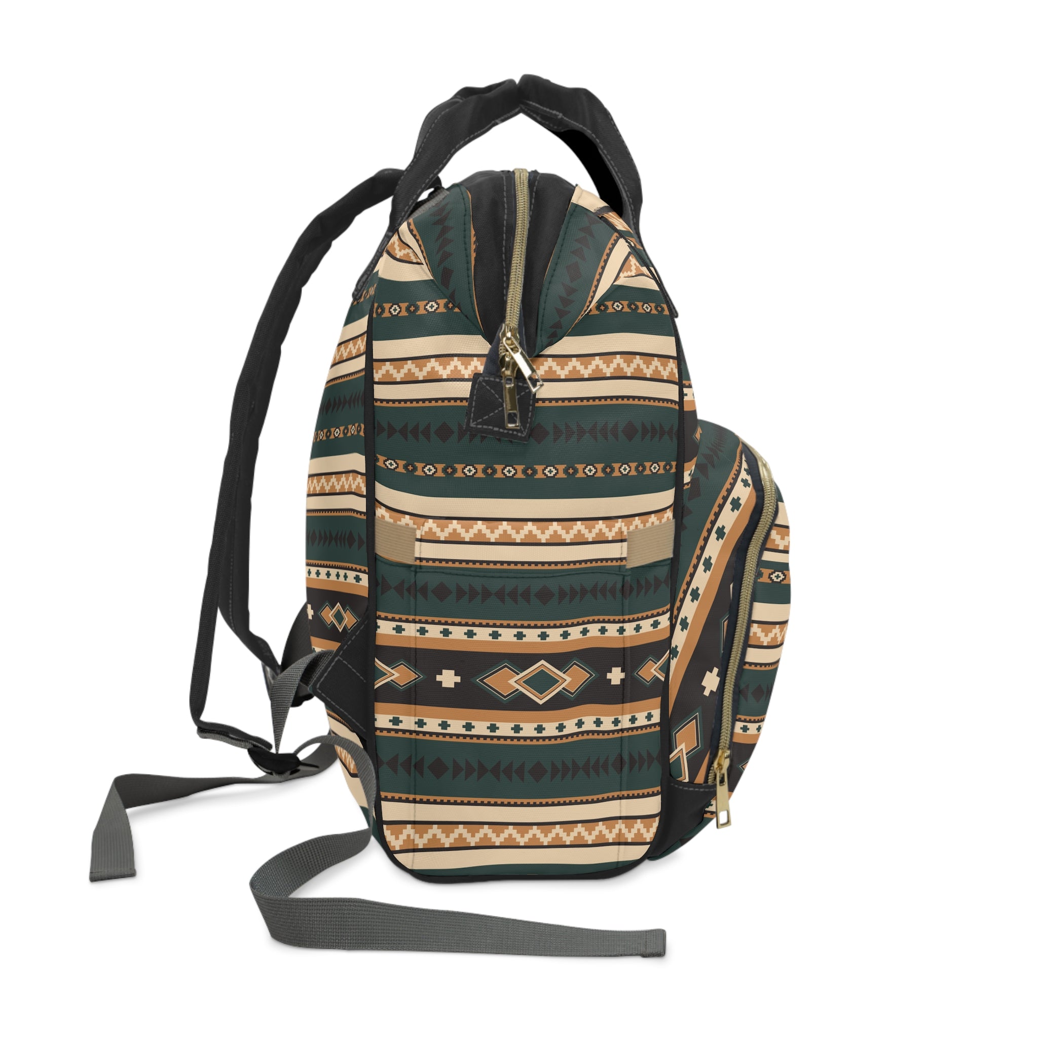 Multifunctional Diaper Backpack for Baby - Southwestern Sands Design, Large Capacity Newborn Travel Bag for Parents | Perfect for Daycare, Travel & Outdoor Adventures