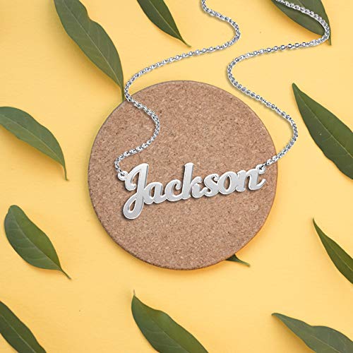 Personalized Handmade Kelsie Custom Necklace for Women - Engravable Chain Pendant Gift for Mom, Wife, Girlfriend | Birthday, Anniversary, Valentine's Day Present