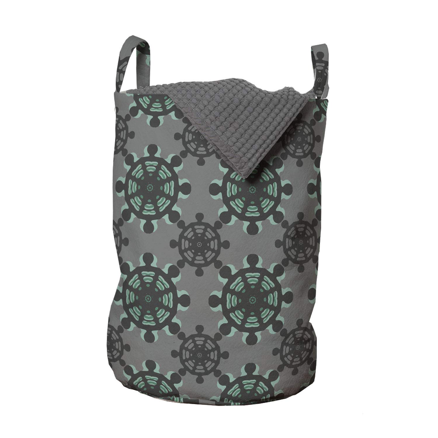 Ambesonne Nautical Laundry Bag with Drawstring Closure - 13