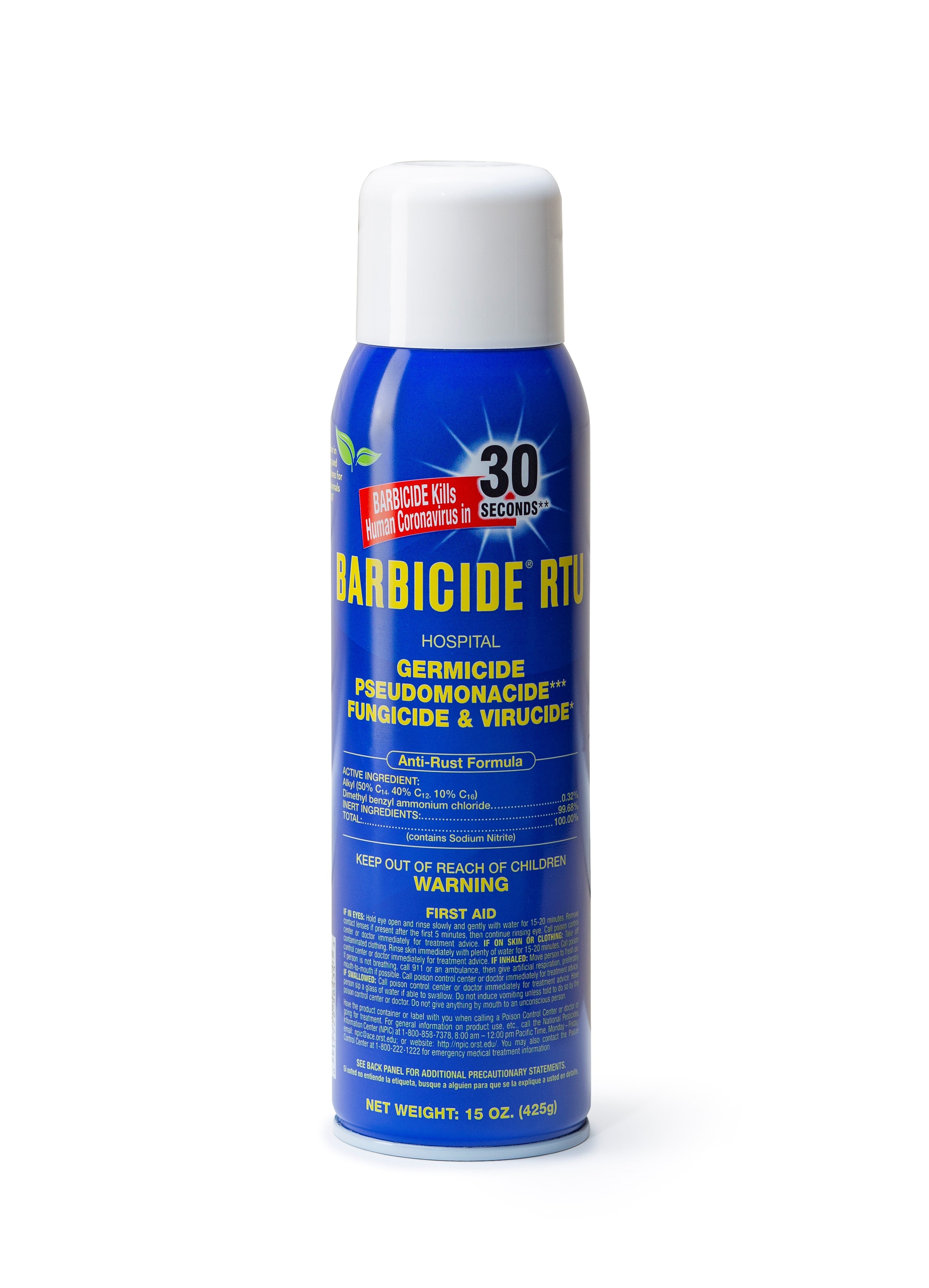 Barbicide Ready-to-Use Disinfectant Spray - 15 fl oz | Professional Salon & Barber Tool Sanitizer | Kills Germs, Viruses & Bacteria | Ideal for Salon Equipment, Combs & Scissors
