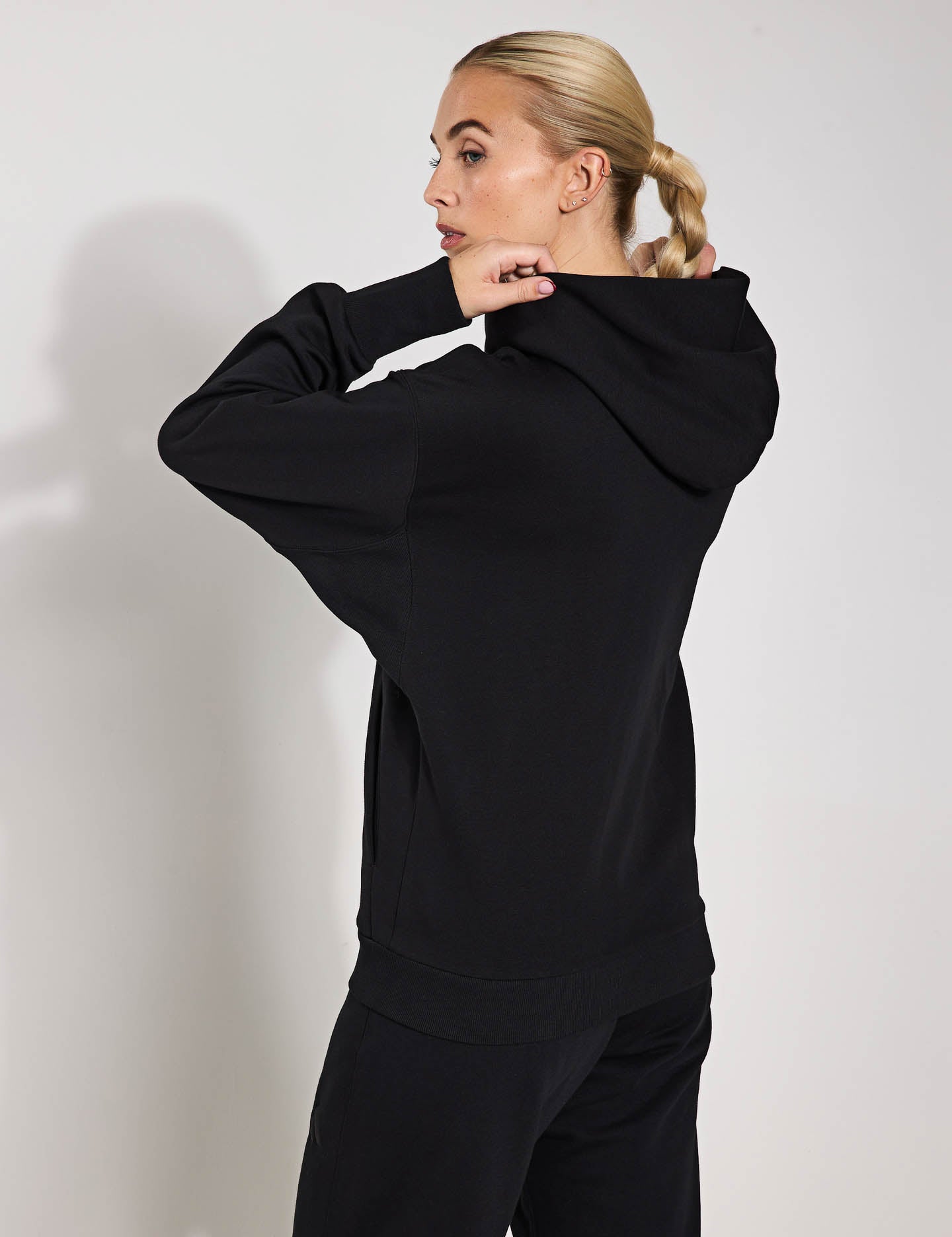 ALL SZN Fleece Full Zip Hoodie for Men & Women - Soft & Warm Winter Jacket - Black - Perfect for Outdoor Activities, Casual Wear & Cold Weather