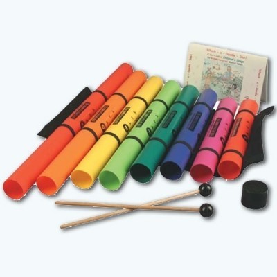 Boomwhackers Boomaphone XTS Whack Pack - Chromatic Musical Tubes Set for Kids & Adults - Perfect for Classroom, Music Therapy & Family Fun