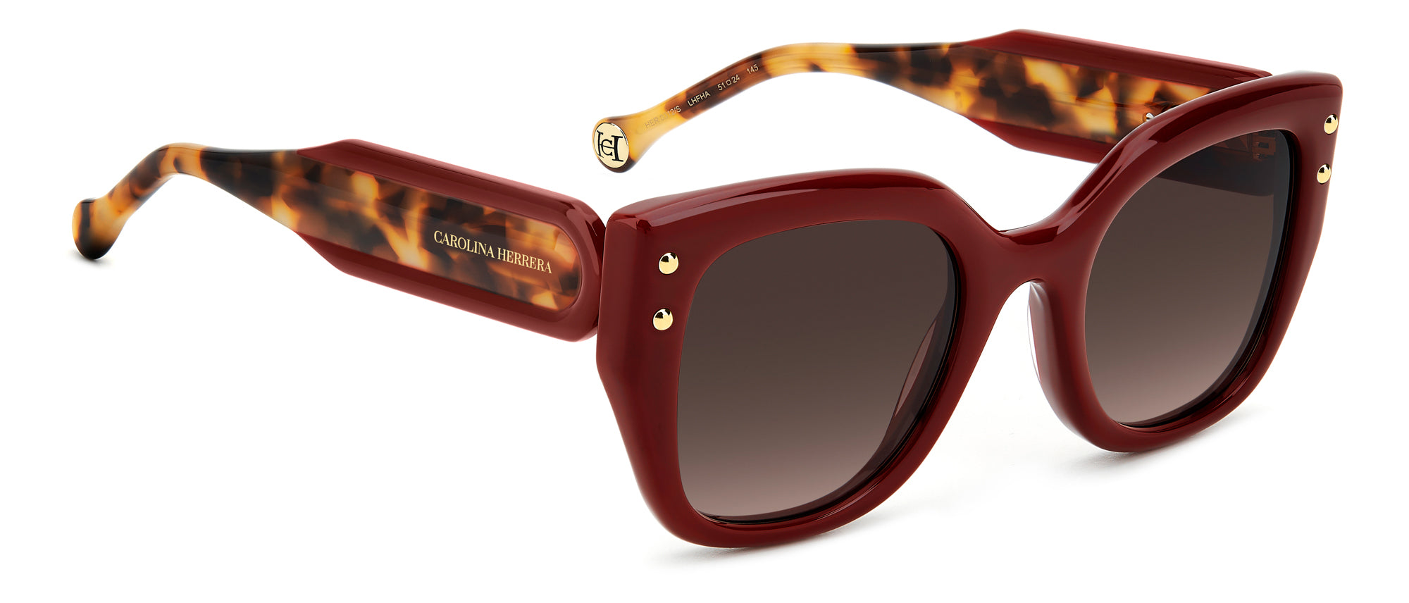 Carolina Herrera HER 0312/S Women's Luxury Sunglasses - UV Protection, Polarized Lenses for Driving, Beach & Outdoor Fashion Accessories