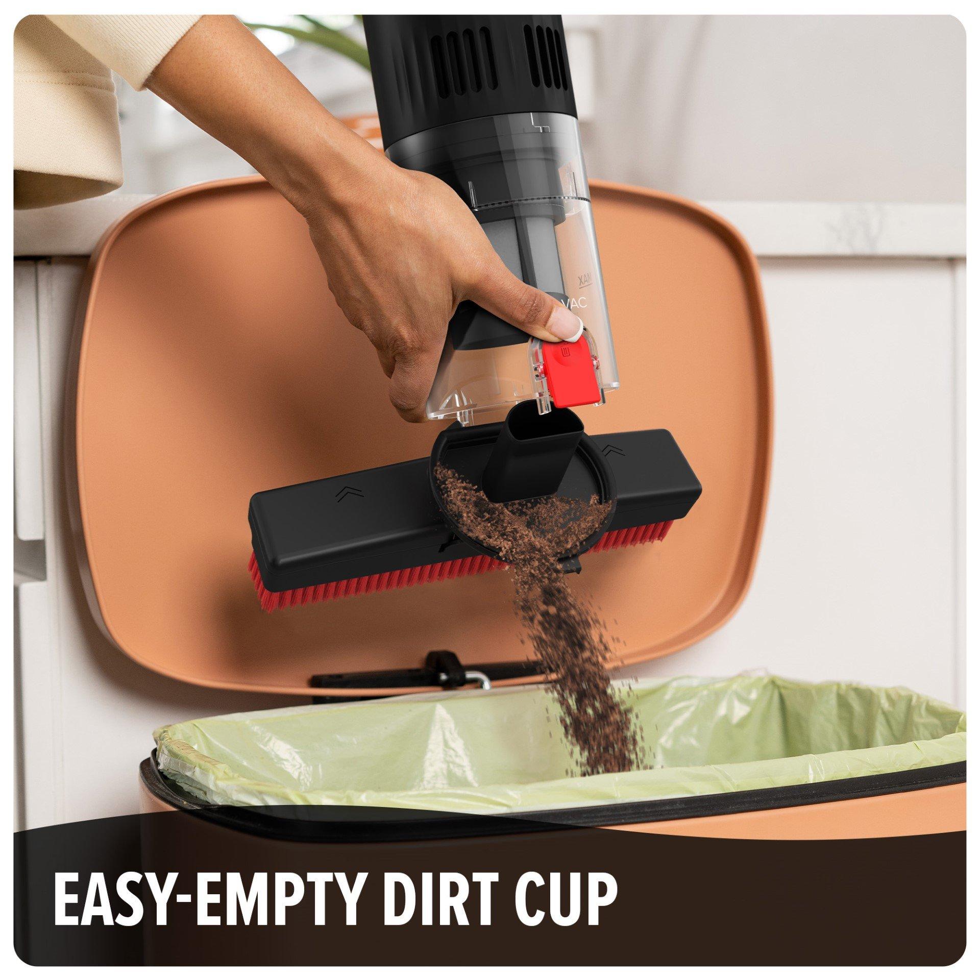 Powerful Cordless Broom Vacuum Cleaner - Lightweight & Efficient for Hardwood Floors & Pet Hair - Perfect for Quick Cleanups in Home, Office & Car