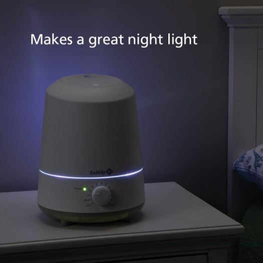 Safety 1st Ultrasonic Cool Mist Humidifier for Babies & Kids - Quiet Nursery Humidifier with Auto Shut-Off for Dry Air Relief in Bedrooms & Nurseries