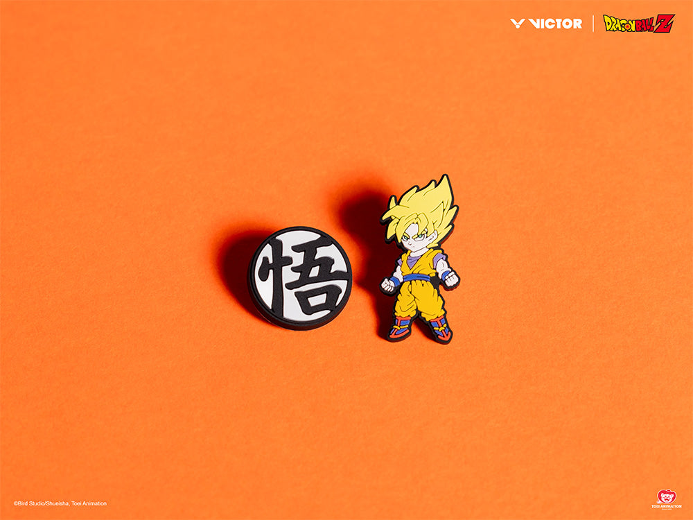 Victor x Dragon Ball Z PG4002DBZ Anime Shoelace Charms - Cool Dragon Ball Z Shoe Accessories for Sneakers & Casual Shoes - Perfect for Cosplay, Anime Fans & Street Fashion