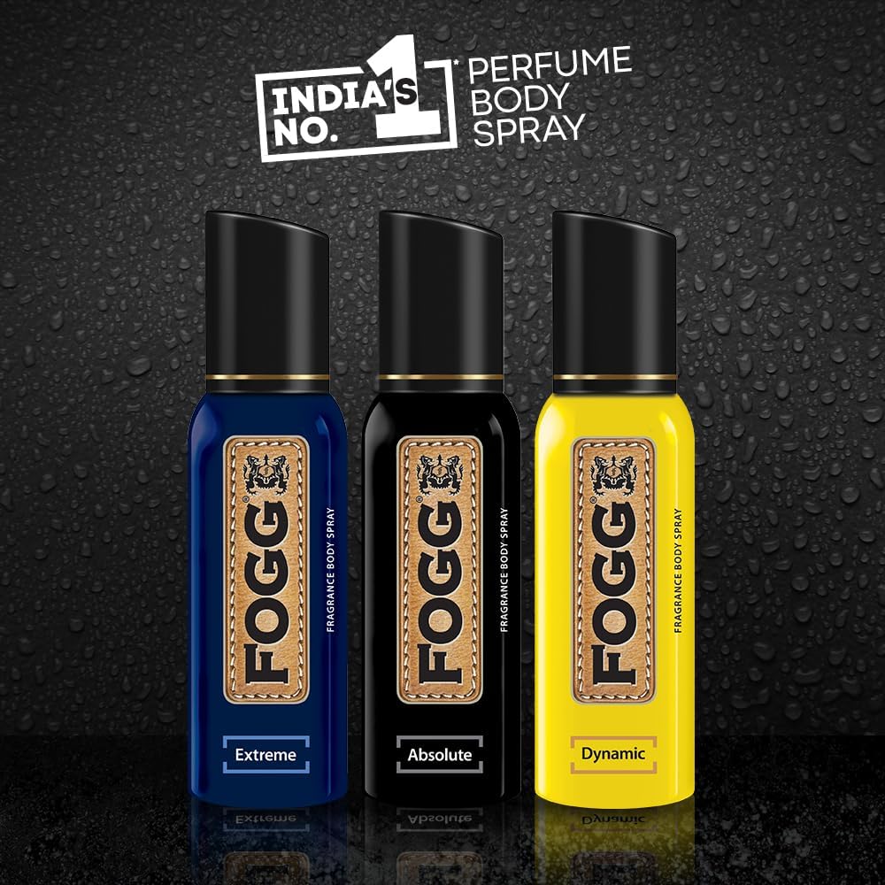 Foggs Fantastic Extreme No Gas Deodorant for Men - Long Lasting Body Spray & Perfume (150ml) - Fresh All Day for Work, Gym & Outdoor Activities