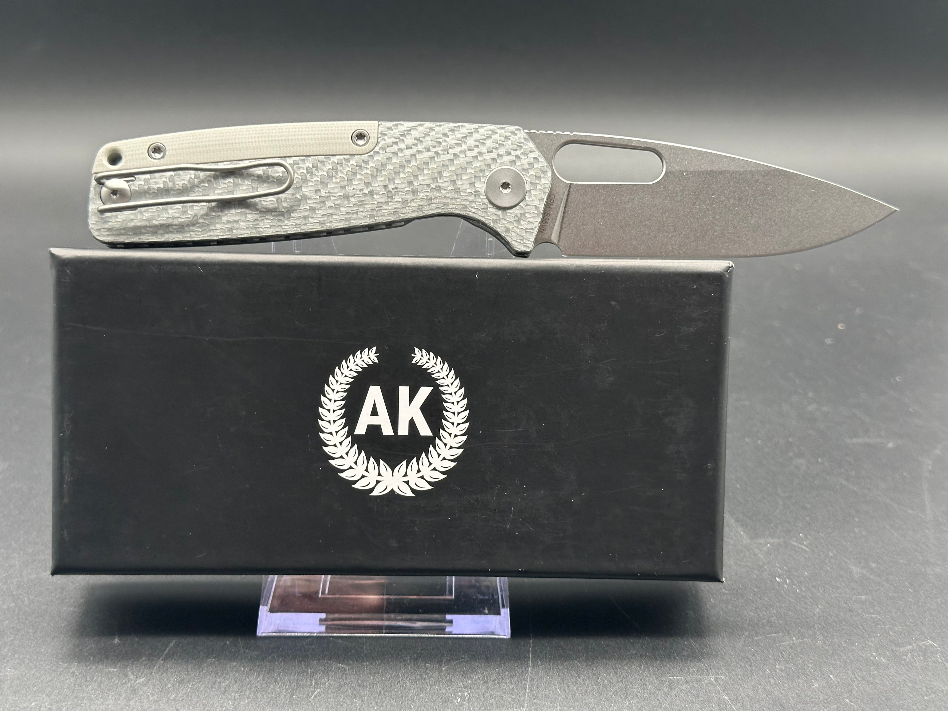 Asher Spiro Silver SS Pocket Knife - 3.2