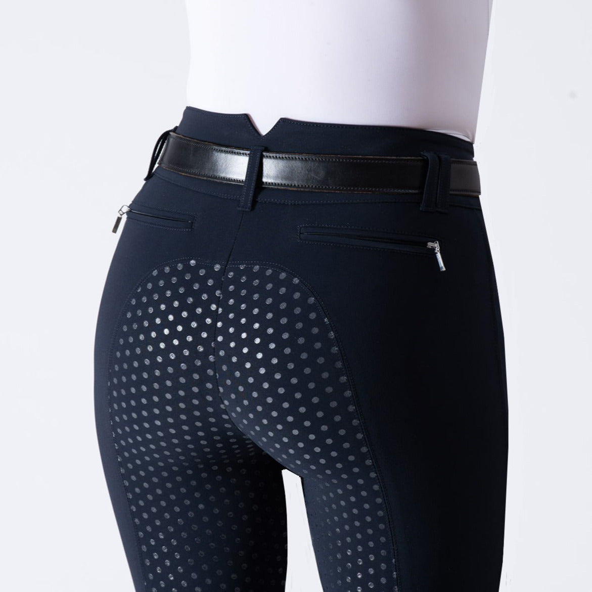 Ego 7 High Waisted Full Seat Breech Riding Pants for Women - Comfortable Equestrian Breeches for Horseback Riding & Show Jumping