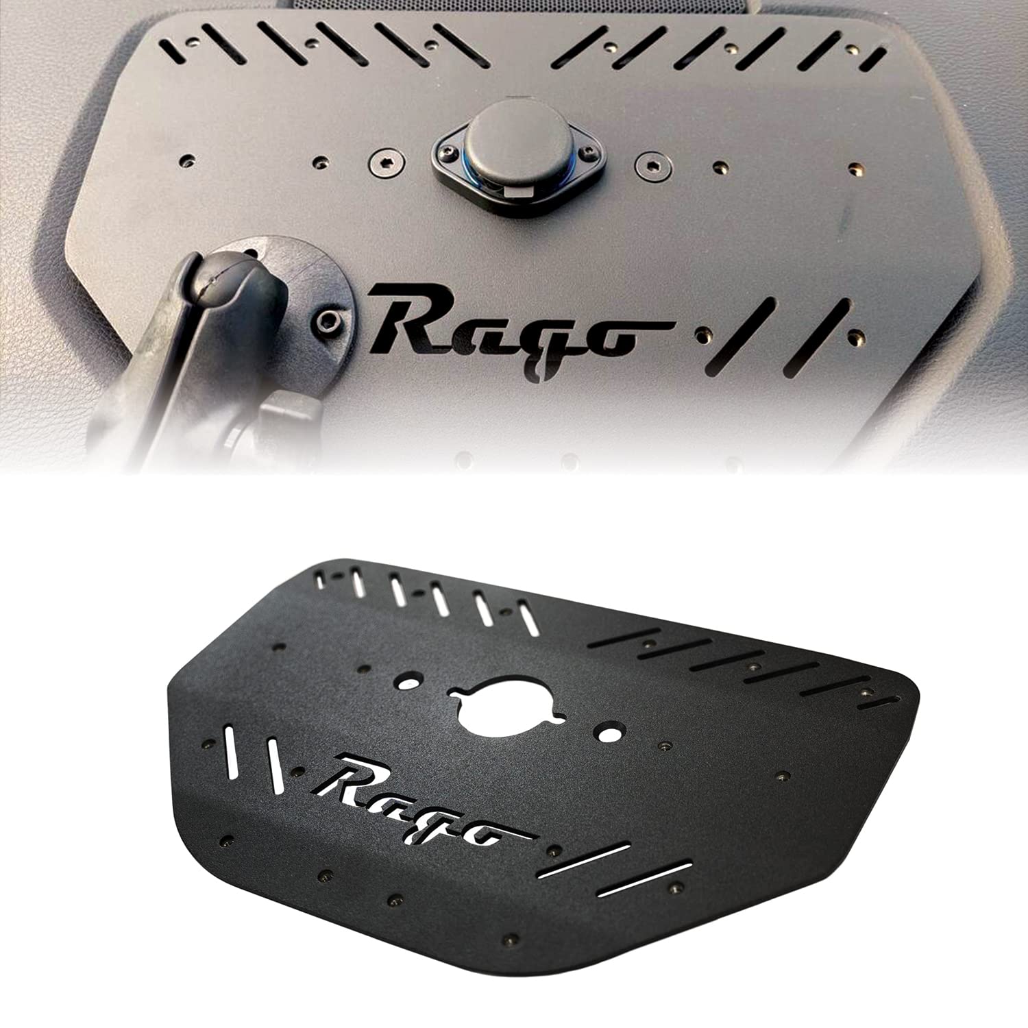 Rago Fabrication Universal Dashboard Mount for Cell Phone, GPS & Accessories | Compatible with 2014-2021 Toyota Tundra 2nd Gen | Heavy-Duty USA-Made Car Mount | Perfect for Off-Roading, Commuting & Hands-Free Navigation