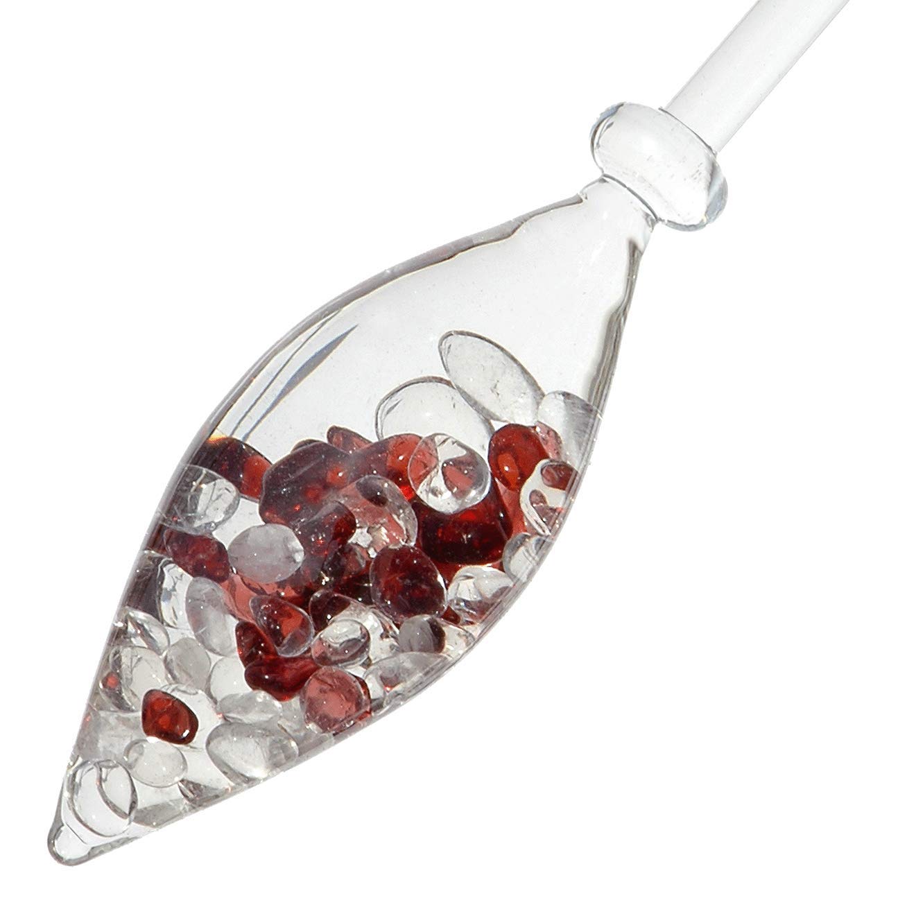 VitaJuwel Era ALLURE Crystal Water Carafe with Garnet and Clear Quartz - Enhance Sensuality, Passion & Desire | Elegant Glass Pitcher for Home, Office, Yoga & Meditation Spaces