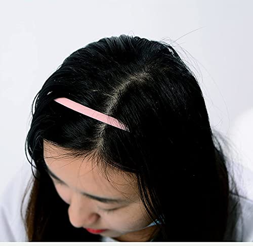 Shidara Matte Plastic Elastic Hair Bands & Wavy Comb Headband Set - 6 Pack Thin Teeth Headbands for Women & Girls, DIY Hair Accessories for Styling, Work, School & Everyday Use