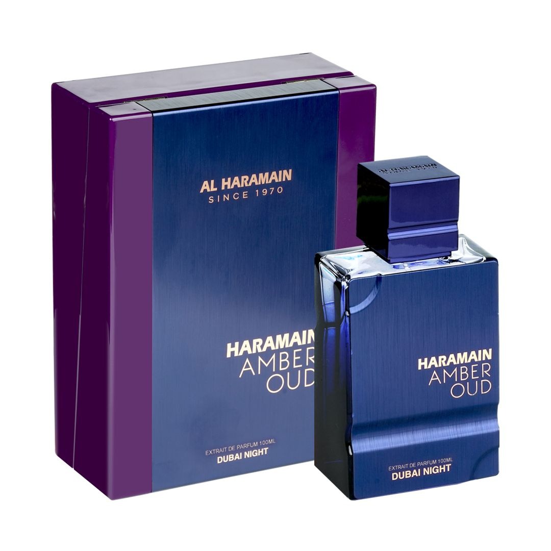 Amber Oud Dubai Night Extrait Perfume Oil - Premium Arabian Scent for Men & Women - Perfect for Evening Events, Romantic Dates & Special Occasions